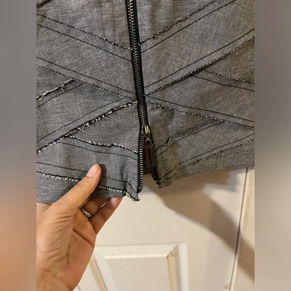 Stiletto Straight Skirt Full Front Zipper and Fully Lined Size 8